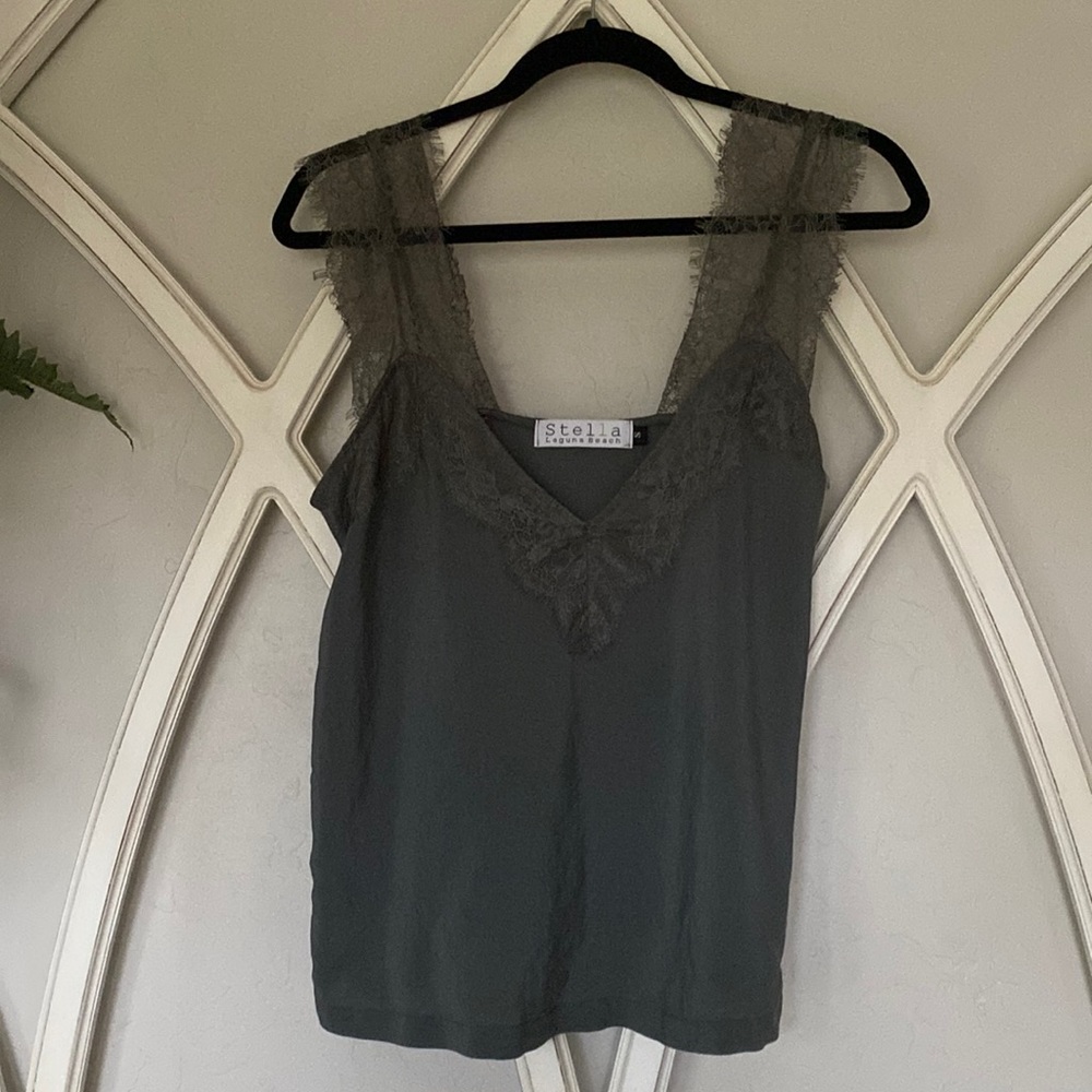 Lace tank
